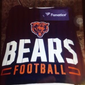 Chicago Bears Fanatics Long Sleeve Navy Shirt | L